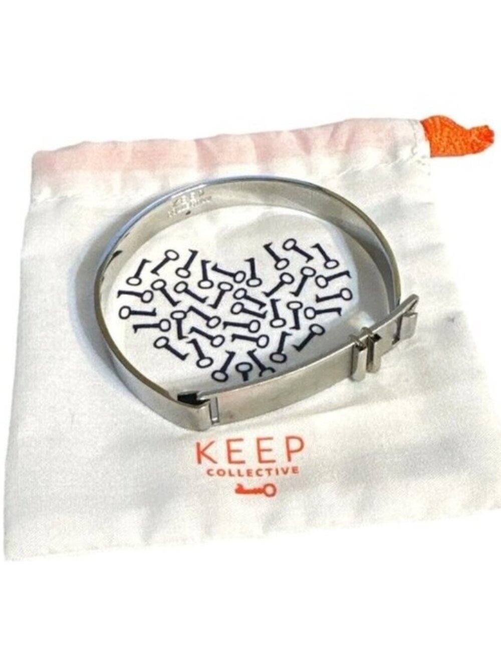 Keep Collective Bangle Bracelet Silver Tone Womens Jewelry